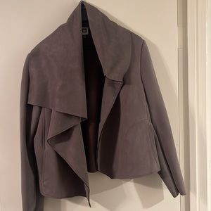Gently used Anne Klein grey jacket lose fit soft and warm with pockets XL